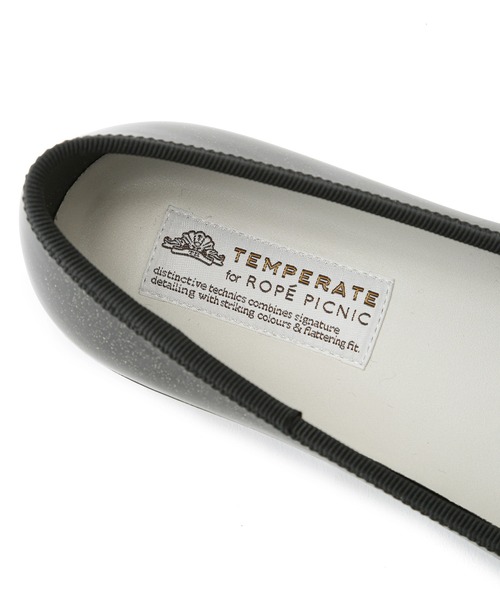 TEMPERATE(テンパレイト)の「【TEMPERATE/テンパレイト別注】EMMA GLITTER(レインシューズ・レディース・ブラック・40/38/39/37)」の9枚目の写真