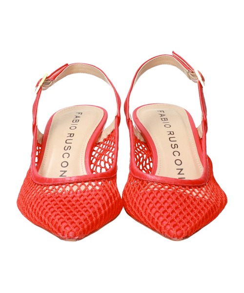 FABIO RUSCONI（ファビオルスコーニ）の「【FABIO RUSCONI】バックバンドネットパンプス(F31307)（パンプス・レディース・レッド/ブラック/イエロー・35/36/37/38/39）」の9枚目の写真