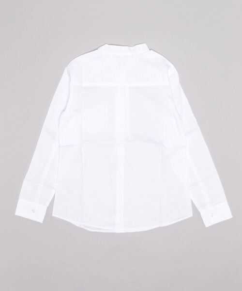 maarook（マルーク）の「ブロード/ストライプ蝶ネクタイ付シャツ（シャツ/ブラウス・キッズ・ホワイト・140cm/150cm）」の2枚目の写真