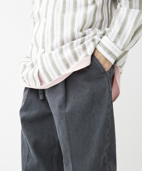JOURNAL STANDARD relume(ジャーナルスタンダード レリューム)の「セミワイドデニムスラックス(デニムパンツ・メンズ・ネイビー/ブラック系その他・MEDIUM/LARGE)」の8枚目の写真