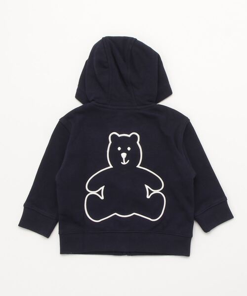 GAP(ギャップ)の「Gapロゴブラナンベアパーカー(ベビー)(パーカー・キッズ・ネイビー/ライトブルー・12-18M/6-12M/3-6M/18-24M)」の3枚目の写真
