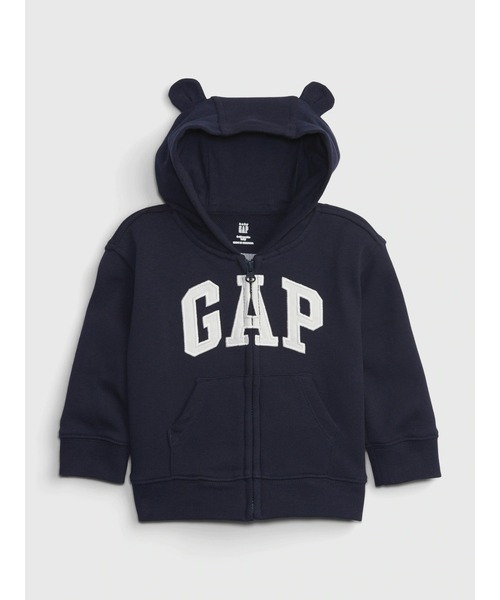 GAP(ギャップ)の「Gapロゴブラナンベアパーカー(ベビー)(パーカー・キッズ・ネイビー/ライトブルー・12-18M/6-12M/3-6M/18-24M)」の6枚目の写真