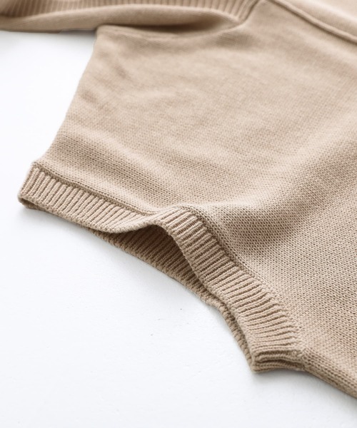 n'OrLABEL(ノアールレーベル)の「『コットンニットフードベスト』(ベスト・レディース・ミント/ライトベージュ/ブラック・FREE)」の14枚目の写真