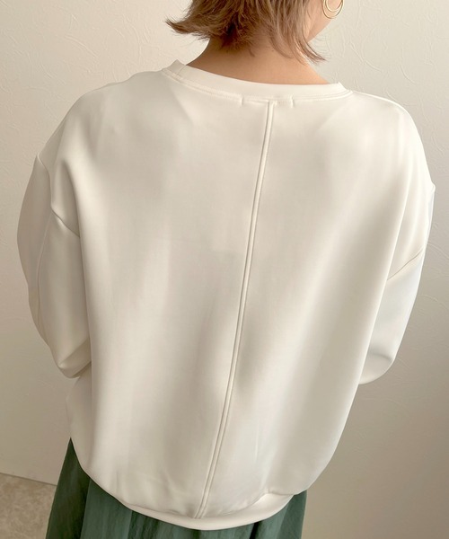 LHELBIE(レルビエ)の「フラワーコード刺繍プルオーバー(Tシャツ/カットソー・レディース・グリーン/ブラック/オフホワイト・M)」の16枚目の写真
