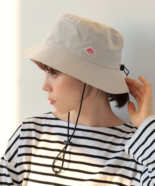 Ray BEAMS（レイビームス）の「DANTON / ポリエステル ハット（ハット・レディース・オフホワイト/ブラック/オレンジ・ONE SIZE）」の2枚目の写真