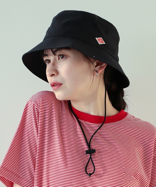 Ray BEAMS（レイビームス）の「DANTON / ポリエステル ハット（ハット・レディース・オフホワイト/ブラック/オレンジ・ONE SIZE）」の5枚目の写真