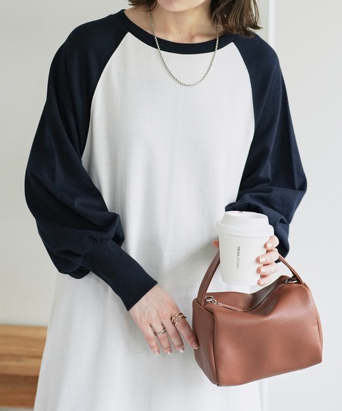 DISCOAT（ディスコート）の「【WEB限定】ポイント刺繍ラグランワンピース（ワンピース・レディース・ホワイト/ブラック/アイボリー/グレイッシュベージュ・MEDIUM）」の10枚目の写真