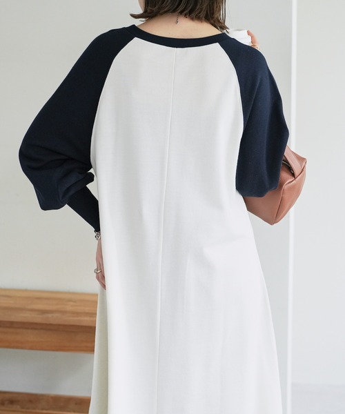 DISCOAT（ディスコート）の「【WEB限定】ポイント刺繍ラグランワンピース（ワンピース・レディース・ホワイト/ブラック/アイボリー/グレイッシュベージュ・MEDIUM）」の15枚目の写真