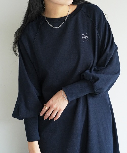 DISCOAT（ディスコート）の「【WEB限定】ポイント刺繍ラグランワンピース（ワンピース・レディース・ホワイト/ブラック/アイボリー/グレイッシュベージュ・MEDIUM）」の20枚目の写真