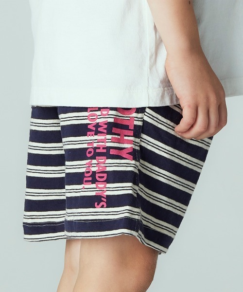 Smoothy(スムージー)の「SMOOTHY マルチボーダーショートパンツ(その他パンツ・キッズ・オレンジ系その他/グリーン系その他/ブルー系その他・110/120/130/140/150/160/100)」の4枚目の写真