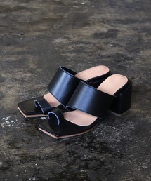 JAMES SMITH / francos heel(太ヒールトングサンダル)