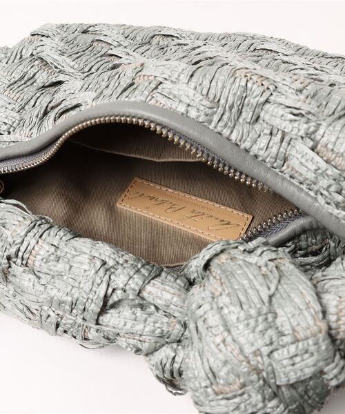 inter-chaussures（インターショシュール）の「【ANITA BILARDI】ラフィア風ホーボーバッグ(Q36305)（ハンドバッグ・レディース・ベージュ・ALL）」の4枚目の写真