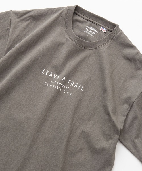 OUTDOOR PRODUCTS APPAREL(アウトドアプロダクツアパレル)の「USAコットン プリント バックプリント ワンポイント ビッグシルエット Tシャツ(Tシャツ/カットソー・メンズ・ベージュ/ブラック系その他/カーキ/ホワイト/その他/ダークグリーン/ブラウン/ブラック/ホワイト系その他・MEDIUM/X-LARGE/LARGE)」の9枚目の写真