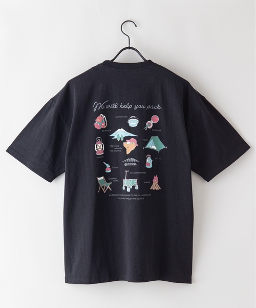 OUTDOOR PRODUCTS APPAREL(アウトドアプロダクツアパレル)の「USAコットン プリント バックプリント ワンポイント ビッグシルエット Tシャツ(Tシャツ/カットソー・メンズ・ベージュ/ブラック系その他/カーキ/ホワイト/その他/ダークグリーン/ブラウン/ブラック/ホワイト系その他・MEDIUM/X-LARGE/LARGE)」の17枚目の写真
