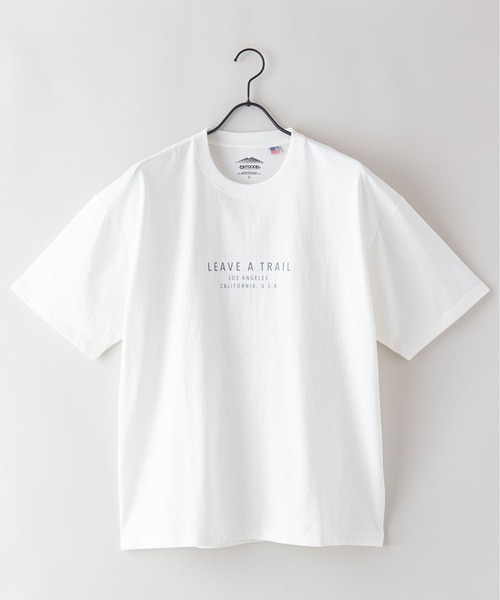OUTDOOR PRODUCTS APPAREL(アウトドアプロダクツアパレル)の「USAコットン プリント バックプリント ワンポイント ビッグシルエット Tシャツ(Tシャツ/カットソー・メンズ・ベージュ/ブラック系その他/カーキ/ホワイト/その他/ダークグリーン/ブラウン/ブラック/ホワイト系その他・MEDIUM/X-LARGE/LARGE)」の11枚目の写真