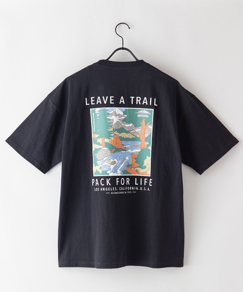 OUTDOOR PRODUCTS APPAREL(アウトドアプロダクツアパレル)の「USAコットン プリント バックプリント ワンポイント ビッグシルエット Tシャツ(Tシャツ/カットソー・メンズ・ベージュ/ブラック系その他/カーキ/ホワイト/その他/ダークグリーン/ブラウン/ブラック/ホワイト系その他・MEDIUM/X-LARGE/LARGE)」の15枚目の写真