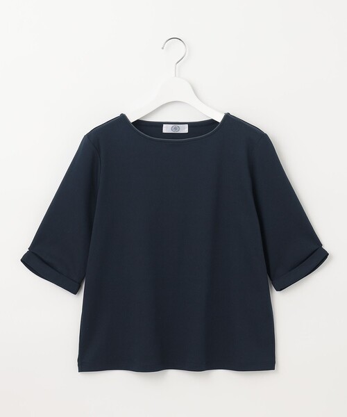 J.PRESS(ジェイプレス)の「【接触冷感・UVケア】スムースジャージー タックスリーブ カットソー(Tシャツ/カットソー・レディース・ネイビー系/ホワイト系/サックスブルー系/ライトグレー系・MEDIUM/LARGE)」の15枚目の写真