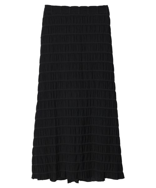 Sugar spoon（シュガースプーン）の「・SUGAR　SPOON　シャーリングギャザースカート（スカート・レディース・レッド/ブラック/ベージュ・FREE）」の6枚目の写真