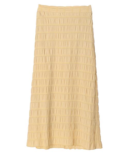 Sugar spoon（シュガースプーン）の「・SUGAR　SPOON　シャーリングギャザースカート（スカート・レディース・レッド/ブラック/ベージュ・FREE）」の4枚目の写真