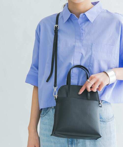 KBF（ケイビーエフ）の「ミニハンドルBAG（ハンドバッグ・レディース・ブラック/ホワイト・ONE）」の7枚目の写真