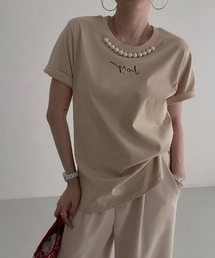フロントパールロゴTシャツ