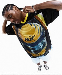 HUF × GOODYEAR FINAL LAP FOOTBALL JERSEY HUF x Goodyear F1 Washed T-Shirt | Goodyear Footwear USA