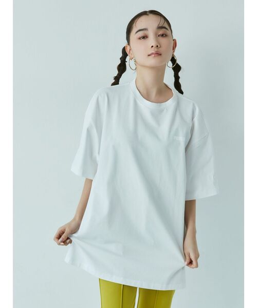 PUMA(プーマ)の「【MURUA×PUMA】アートプリントユニセックスTシャツ(Tシャツ/カットソー・レディース・ホワイト/ブラック・FREE)」の8枚目の写真