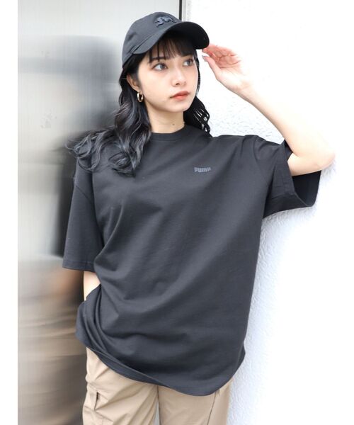 PUMA(プーマ)の「【MURUA×PUMA】アートプリントユニセックスTシャツ(Tシャツ/カットソー・レディース・ホワイト/ブラック・FREE)」の11枚目の写真
