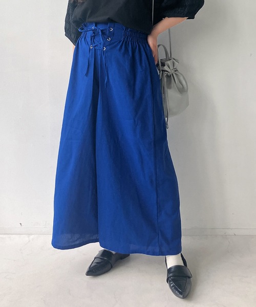 新品✨️ 『アズノゥアズ オオラカ』クロップドパンツ 【LL】 ネイビー 紺 パンツ | アズノゥアズ レディース服のファッション通販サイト