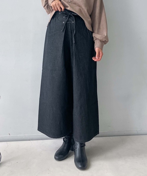 最終値下げ！【新品タグ付き】アズノウアズ×ピーナッツ　スヌーピーパンツ　ワイド ワイドパンツ | アズノゥアズ レディース服のファッション通販サイト