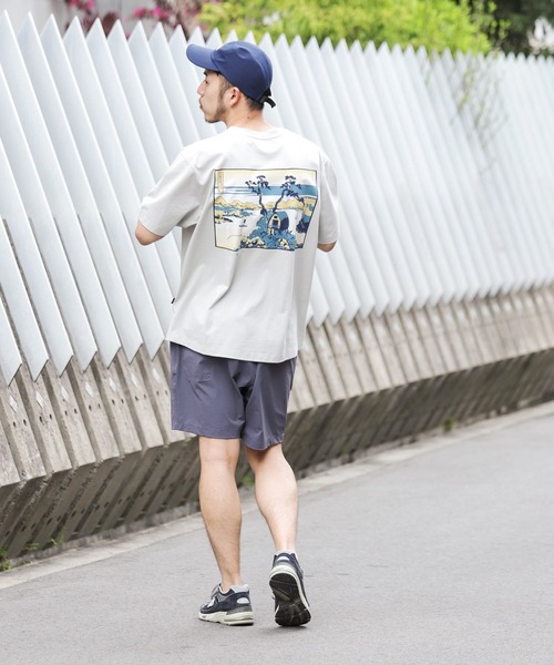 EKAL（エカル）の「『接触冷感』UKIYO-E LAKE T-SHIRTS（Tシャツ/カットソー・メンズ・ホワイト/ライトグレー・MEDIUM/LARGE）」の19枚目の写真