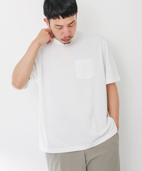 EKAL（エカル）の「『接触冷感』UKIYO-E LAKE T-SHIRTS（Tシャツ/カットソー・メンズ・ホワイト/ライトグレー・MEDIUM/LARGE）」の16枚目の写真