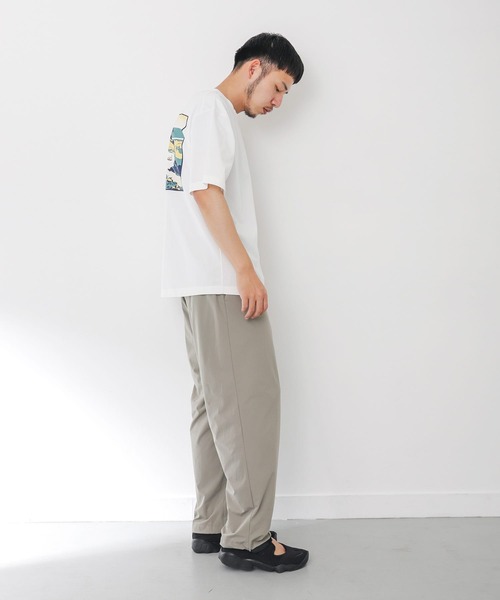 EKAL（エカル）の「『接触冷感』UKIYO-E LAKE T-SHIRTS（Tシャツ/カットソー・メンズ・ホワイト/ライトグレー・MEDIUM/LARGE）」の7枚目の写真