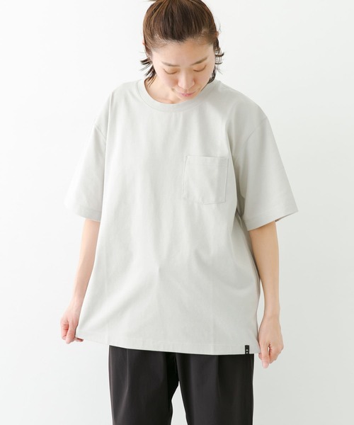EKAL（エカル）の「『接触冷感』UKIYO-E LAKE T-SHIRTS（Tシャツ/カットソー・メンズ・ホワイト/ライトグレー・MEDIUM/LARGE）」の12枚目の写真