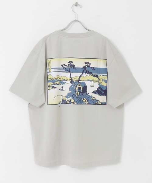 EKAL（エカル）の「『接触冷感』UKIYO-E LAKE T-SHIRTS（Tシャツ/カットソー・メンズ・ホワイト/ライトグレー・MEDIUM/LARGE）」の18枚目の写真