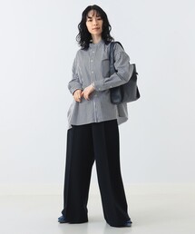 TICCA Demi-Luxe BEAMS 別注ノーカラーソリッドシャツブラック 74811510_b_05_215.jpg
