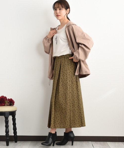 INTERPLANET（インタープラネット）の「コットンライクマウンテンパーカー（マウンテンパーカー・レディース・ブラック/ベージュ・FREE）」の21枚目の写真