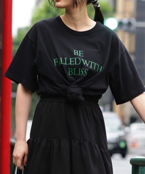 FREE'S MART(フリーズマート)の「◇ロゴビッグTシャツ(Tシャツ/カットソー・レディース・ブラック/ピンク/ホワイト・FREE)」の1枚目の写真