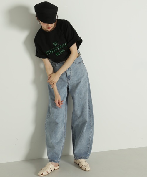 FREE'S MART(フリーズマート)の「◇ロゴビッグTシャツ(Tシャツ/カットソー・レディース・ブラック/ピンク/ホワイト・FREE)」の6枚目の写真