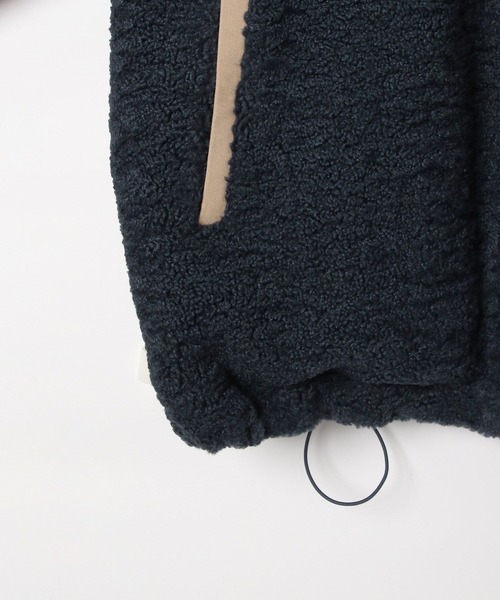 PBLIM(ページボーイリム)の「PBLIM/パイピングボアブルゾン(ブルゾン・レディース・ネイビー/グリーン/オフホワイト・FREE)」の8枚目の写真