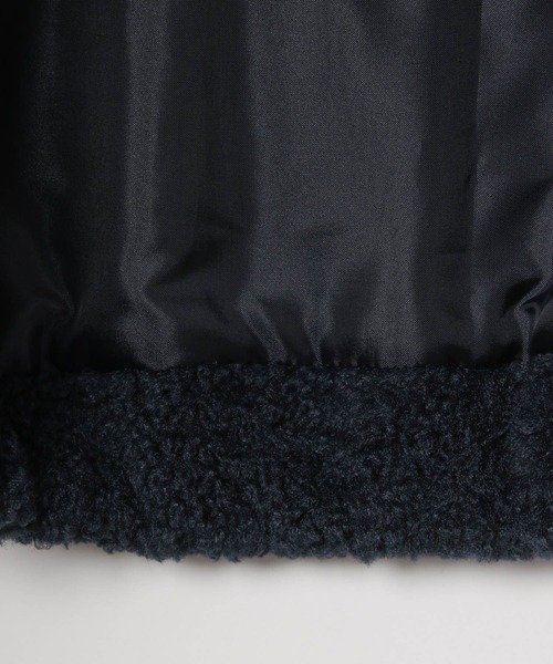 PBLIM(ページボーイリム)の「PBLIM/パイピングボアブルゾン(ブルゾン・レディース・ネイビー/グリーン/オフホワイト・FREE)」の12枚目の写真