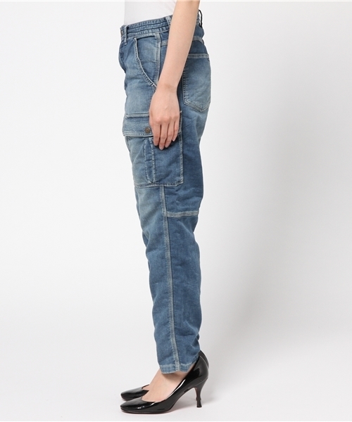 HYSTERIC GLAMOUR（ヒステリックグラマー）の「USED加工 イージーPT（デニムパンツ・レディース・インディゴブルー/ダークインディゴブルー・MEDIUM/SMALL/X-SMALL）」の13枚目の写真