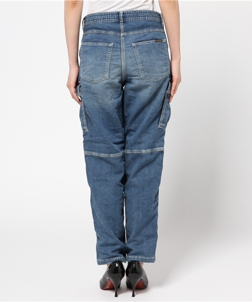 HYSTERIC GLAMOUR（ヒステリックグラマー）の「USED加工 イージーPT（デニムパンツ・レディース・インディゴブルー/ダークインディゴブルー・MEDIUM/SMALL/X-SMALL）」の14枚目の写真