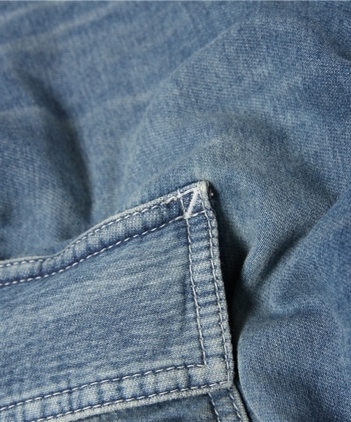 HYSTERIC GLAMOUR（ヒステリックグラマー）の「USED加工 イージーPT（デニムパンツ・レディース・インディゴブルー/ダークインディゴブルー・MEDIUM/SMALL/X-SMALL）」の11枚目の写真