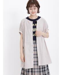 Samansa Mos2 | 袖口ギャザー前後2WAYチュニック(チュニック)