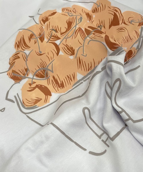 PRIVATE BEACH(プライベートビーチ)の「フルーツプリントTシャツ(Tシャツ/カットソー・レディース・ピンク/ホワイト/ライトグリーン・M/L)」の19枚目の写真