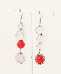 【KKSHOP】チェーン玉ピアス(MA)