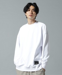 【WEB&DEPOT限定】WHITELAND/ホワイトランド/SILICON TAG CREWNECK SWEATSHIRTS