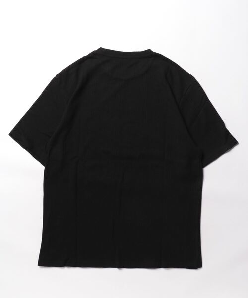 Bling Leads(ブリングリーズ)の「Z)【BLINGLEADS】723413 ハリヌキワッフルクルーネック半袖(Tシャツ/カットソー・メンズ・グレー/ホワイト/ブラック・MEDIUM/LARGE)」の4枚目の写真