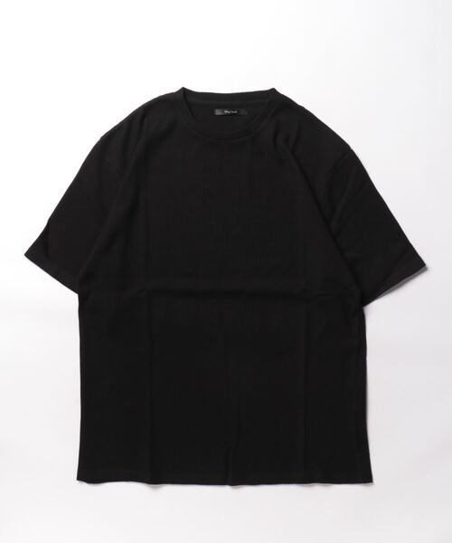 Bling Leads(ブリングリーズ)の「Z)【BLINGLEADS】723413 ハリヌキワッフルクルーネック半袖(Tシャツ/カットソー・メンズ・グレー/ホワイト/ブラック・MEDIUM/LARGE)」の22枚目の写真